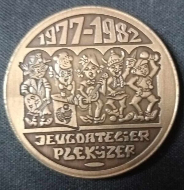Bro-kant - Jeton Touristique 1977-1982 - Jeugdatelier 100 plekijzer - Bornem - 7 maart 1982