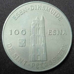 Bro-kant - Jeton Touristique Esen Diksmuide - 100 Esna - 14 - 08 - 82