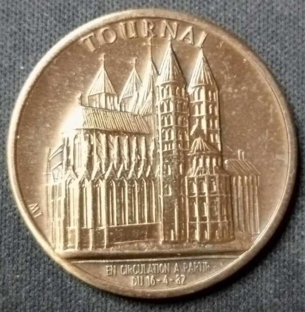 Bro-kant - Jeton touristique 100 Tourelles - Tournai