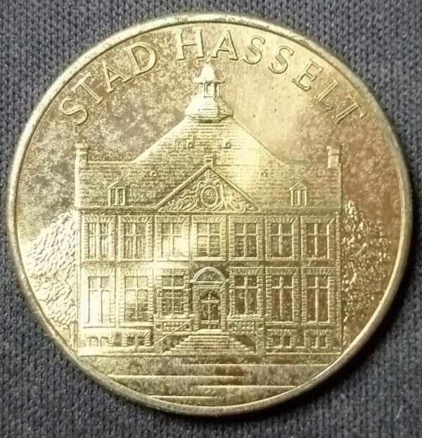 Bro-kant - Jeton touristique 25 Hasaluth - Ville de Hasselt : un souvenir de la région.