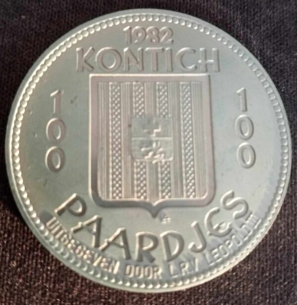 Bro-kant - Jeton touristique : 100 Paardjes - Kontich
