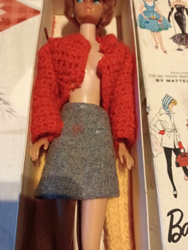 VINTAGE ,ancienne poupée Barbie Mattel 1962 Genuine Teen age fashion model – Image 6
