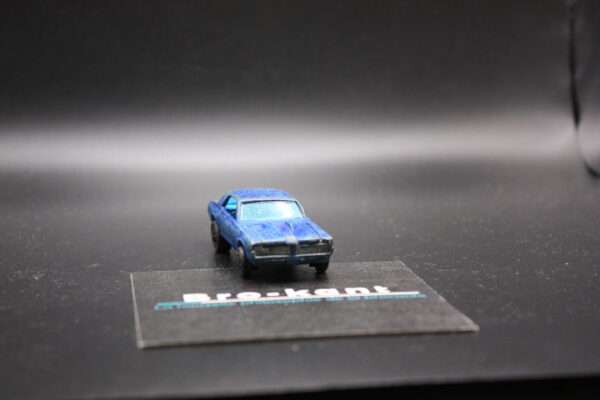 Hot Wheels Redline Custom Cougar 1967 bleu bleu int. Fabriqué à Hong Kong – Image 2
