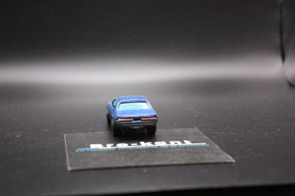 Hot Wheels Redline Custom Cougar 1967 bleu bleu int. Fabriqué à Hong Kong – Image 3